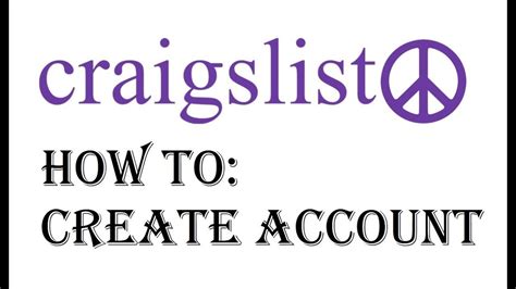 Create a craigslist account. Things To Know About Create a craigslist account. 